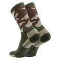 thumbnail image 2 of Merino Wool Socks for Men and Women (Green Camo, Large), 2 of 2
