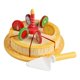 thumbnail image 1 of Juguete de aprendizaje de comida de imitación, juego de rol para cortar pasteles, juego de madera, regalo de cumpleaños para niños y niñas de 3, 4, 5, 1 of 9