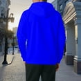 thumbnail image 5 of Basic Hoodies for Men 2025 Fall Winter Long Sleeve Button Hooded Sweatshirt with Pockets Pullover Hoody Mens Hoodies, 5 of 6