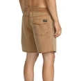 thumbnail image 2 of Volcom Men's 17" Elastic Waist Surf Swim Trunks – Quick-Dry Boardshorts with Drawstring and Back Pocket, Size-XXL, Color-COCONUT SHELL, 2 of 7