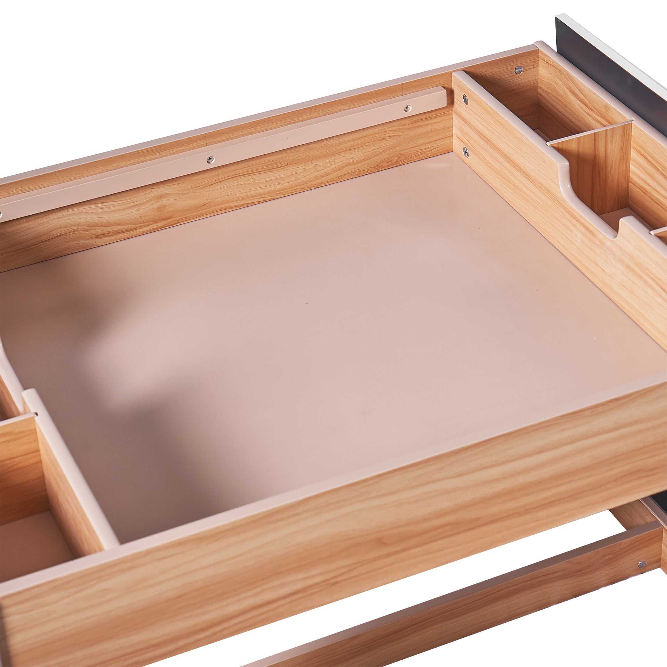 Your Zone Kids Building Block Activity Table with Storage – Montessori Play Table for Crafts, Block Building & Creative Play