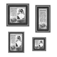 thumbnail image 4 of Picture Frame Set, 4 Piece Customizable Gallery Multi pack, 1-5x7, 1-8x8, 1-4x10, 1-4x4, for Tabletop or Wall Display, 4 of 6