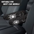 thumbnail image 3 of Yuyamidu Sun and Moon Car Seat Arm Rest Cover Accessories Black Vehicle Seat Armrest Protector for SUV Car Truck Anti-Scratch Car Armrest Cover Car Interior Decor, 3 of 7