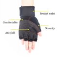 thumbnail image 5 of 1 par de guantes de entrenamiento de levantamiento de pesas, guantes deportivos para mujer, guantes de levantamiento de pesas para ejercicio físico, guantes de entrenamiento de gimnasio con mancuernas, 5 of 5