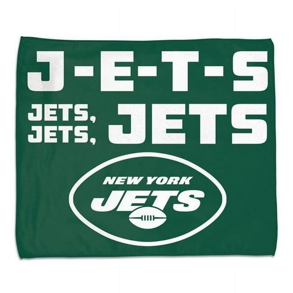 Wraft 9960626051 15 x 18 in.   York Jets Full Color Rally Towel