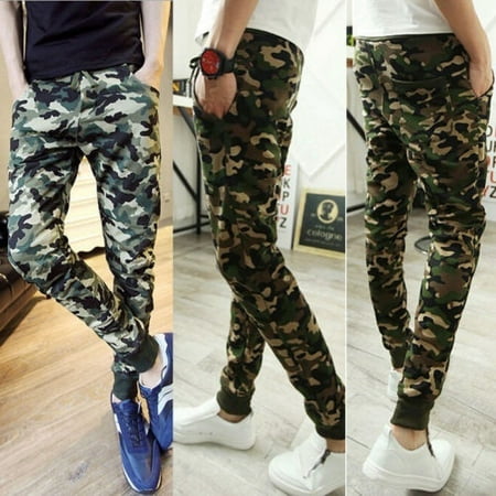 Men´s Cotton Cargo Pants Combat Camouflage Camo Army Style Trousers ...