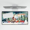 thumbnail image 4 of Merry Christmas Santa Reindeer Antlers Goldendoodle Sleigh Xmas Winter Holiday Desk Mat Full Keyboard Mouse Pad Doodle Dog Lover Gifts Idea Large Mousepad - 00023, 4 of 5