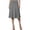 CC-Grey483, variant on XIAOCHA Solid Midi Skirt For Women High Waist Flared Swing Casual Summer Bottoms