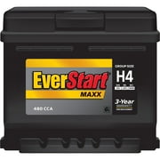 EverStart Maxx Lead Acid Automotive Battery, Group Size H4 / LN1 / 140R 12 Volt, minimum 445 CCA 75RC