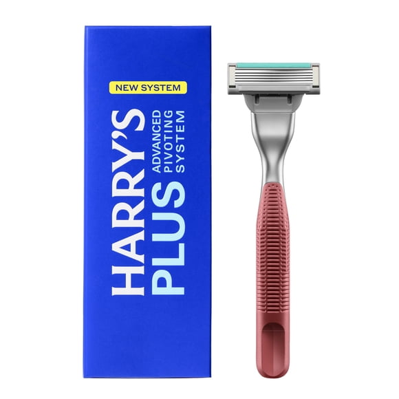Rastrillo Harry's PLUS Premium con mango y cartucho de 5 hojas