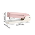 thumbnail image 6 of Gmluru Classroom Stapler Metal Stapler Heavy Duty 25 Sheet Capacity Desk Full Sheet Stapler NonSlip Office Stapler Swivel Staple For Offices And Classrooms, 6 of 7