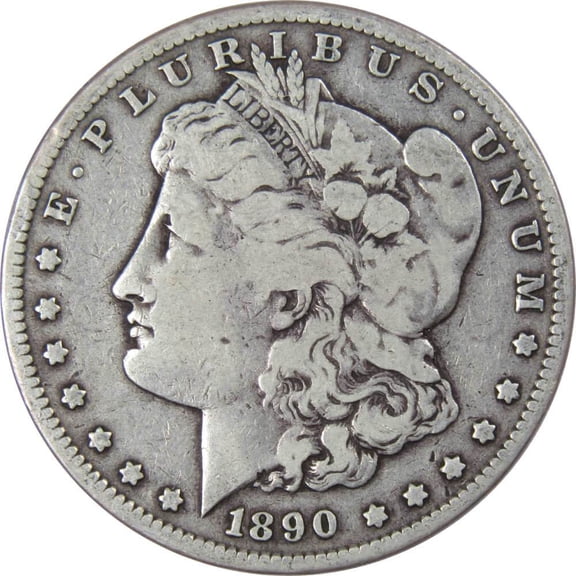1890 S Morgan Dollar VG Very Good 90% Silver $1 US Coin Collectible