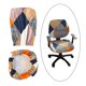 thumbnail image 5 of Funda giratoria extraíble para silla de ordenador, lavable a máquina, suave, a prueba de polvo, de poliéster, giratoria, para silla de ordenador, A Sunnimix funda para sillas de oficina, 5 of 8
