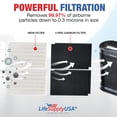 thumbnail image 3 of HPA200 Filter R and A Replacement, 2 HEPA + 8 Activated Carbon Filters Compatible with Honeywell Air Purifier HPA094, HPA104, HPA105 HPA3100, HPA5100 Series by LifeSupplyUSA, 3 of 5