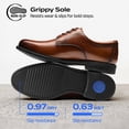 thumbnail image 4 of Bruno Marc Men's Classic Leather Dress Shoes Comfort Oxfords Business Formal Lace Up Shoes, 4 of 7