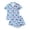 00@Light Blue1192, variant on Elegyee 2 Piece Halloween Pajamas Toddler Girls Short Sleeve Top Shorts Sleepwear Pjs, Size 3-4