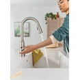 thumbnail image 2 of Moen Riley Touchless Single-Handle Pull-Down Sprayer Kitchen Faucet in Spot Resist Stainless, 2 of 12