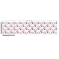thumbnail image 2 of Eiffel Fabric by the Yard, Polka Dot Pattern with Sketchy Eiffel Tower and Romantic Hearts, Decorative Upholstery Fabric for Sofas and Home Accents, 1 Yard, Pale Pink Black White by Ambesonne, 2 of 4