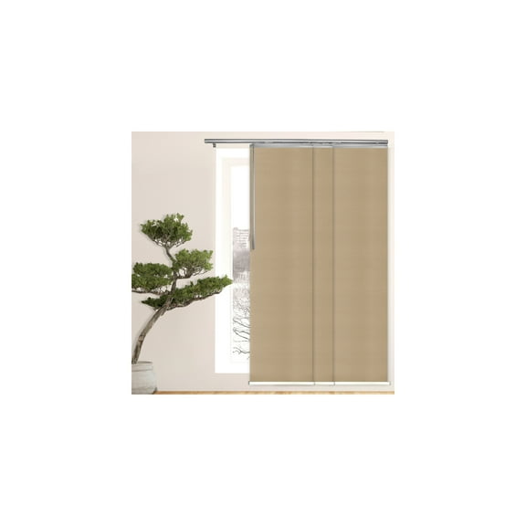Panel Track System Room DividerAdjustable PartitionSteel Sliding Panels66"L x 118.5"HHome Decor
