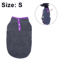 thumbnail image 2 of Paquete de 2 suéter de chaleco de lana para perro, chaqueta de cachorro de lana de suéter cálido, ropa de lana elástica para mascotas con trajes de botones, 2 of 7
