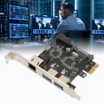 thumbnail image 4 of PCI Express To Ethernet RJ45, PCIe To USB3.0 Carte Auto Adaptation 5Gbps PCIe To USB3.0 pour Ordinateur, 4 of 8