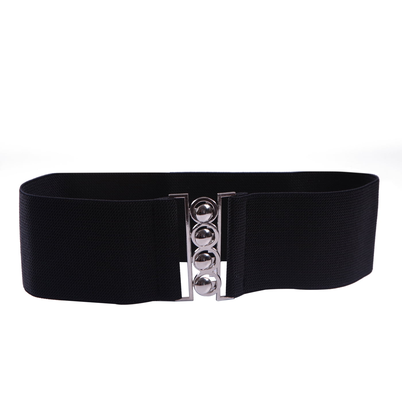 HDE Women's Fashion Elastic Cinch Belt 3 Wide Stretch Waist Band Clasp