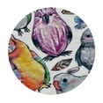 thumbnail image 4 of HAOXIT Round Tablecloth Waterproof Table Cloth Happy Easter Tablecloths,Stain Proof Table Cover for Kitchen Dining Tabletop Decoration 31-35, 4 of 8