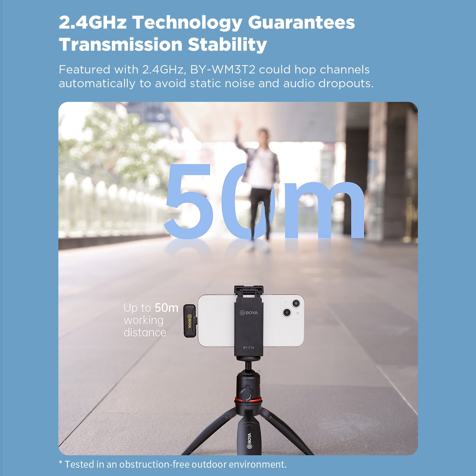 Buy BOYA BYWM3T2U2 Mini 2.4G Wireless Microphone