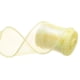 thumbnail image 1 of Cinta de organza transparente Uxcell de 1 1/2 pulgadas y 10 yardas, cintas de chiffon para envolver regalos, ramo floral, boda, amarilla 1.5" x 3 yardas, 1 of 1