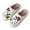 White-B, variant on Happy Face Slippers for Women Men,Retro Soft Cozy Comfy Plush Lightweight House Slippers -on Indoor Outdoor Slippers, on Anti-Skid Sole