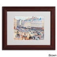 thumbnail image 3 of Trademark Fine Art "Place du Havre 1893" Canvas Art by Camille Pissarro, Wood Frame, 3 of 5