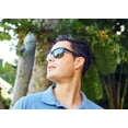 thumbnail image 2 of Men's Sporty Polarized Sunglasses - Black Frame / Smoke Lens, 2 of 7