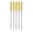 Yellow, variant on Pack of 5 Domestic Sewing Machine Needle Regular Point Needle for Stretch Fabric Jeand Leather Cloth