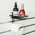 thumbnail image 5 of Roll Paper Towel Holder Toilet Paper Clothes Hanging Rack Paper Hand Towels Hook Cutlery Paper Holder Iron Craft Tissue Rack (white), 5 of 13