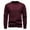 J01#Wine, variant on RMGVDSD Mens Cable Knit Sweater Casual Long Leeve Crewneck Pullover Sweaters Warm Knit Pullovers Fall Winter Thermal Soft Comfortable Sweater Comfort Sweaters