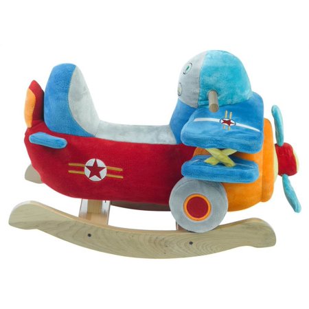 Rockabye 85031 Bi-Plane Airplane Toy Rocker