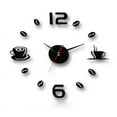 thumbnail image 1 of Modern Large DIY Wall Clock 3D Black Number Sticker Home Office Decor Watch Hot, 1 of 9