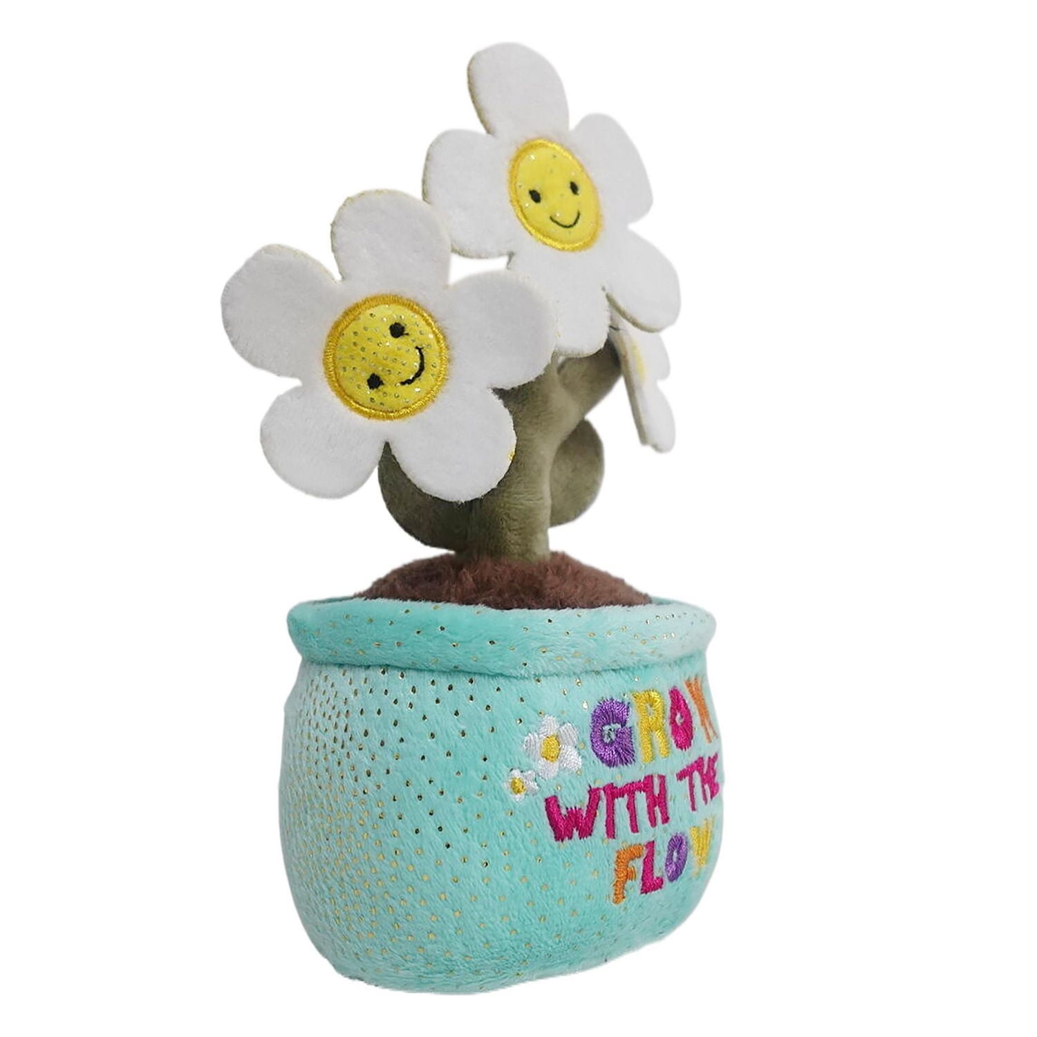 Way To Celebrate Mother's Day Plush Daisy,7.5inch height for 3 years and up