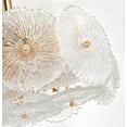 thumbnail image 4 of Artcraft Lighting Bloom Collection Support Semi-Plat en Laiton à 6 Lumières, 4 of 7