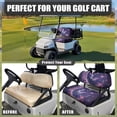 thumbnail image 4 of Uorisanigo Flower Butterfly Golf Cart Seat Cover Anti-Scratch Golf Cart Seat Cushion Pad Easy to Install Dress UP Older Golf Cart Vinyl Seat Fit for 2-Person Seats Club Car, 4 of 7