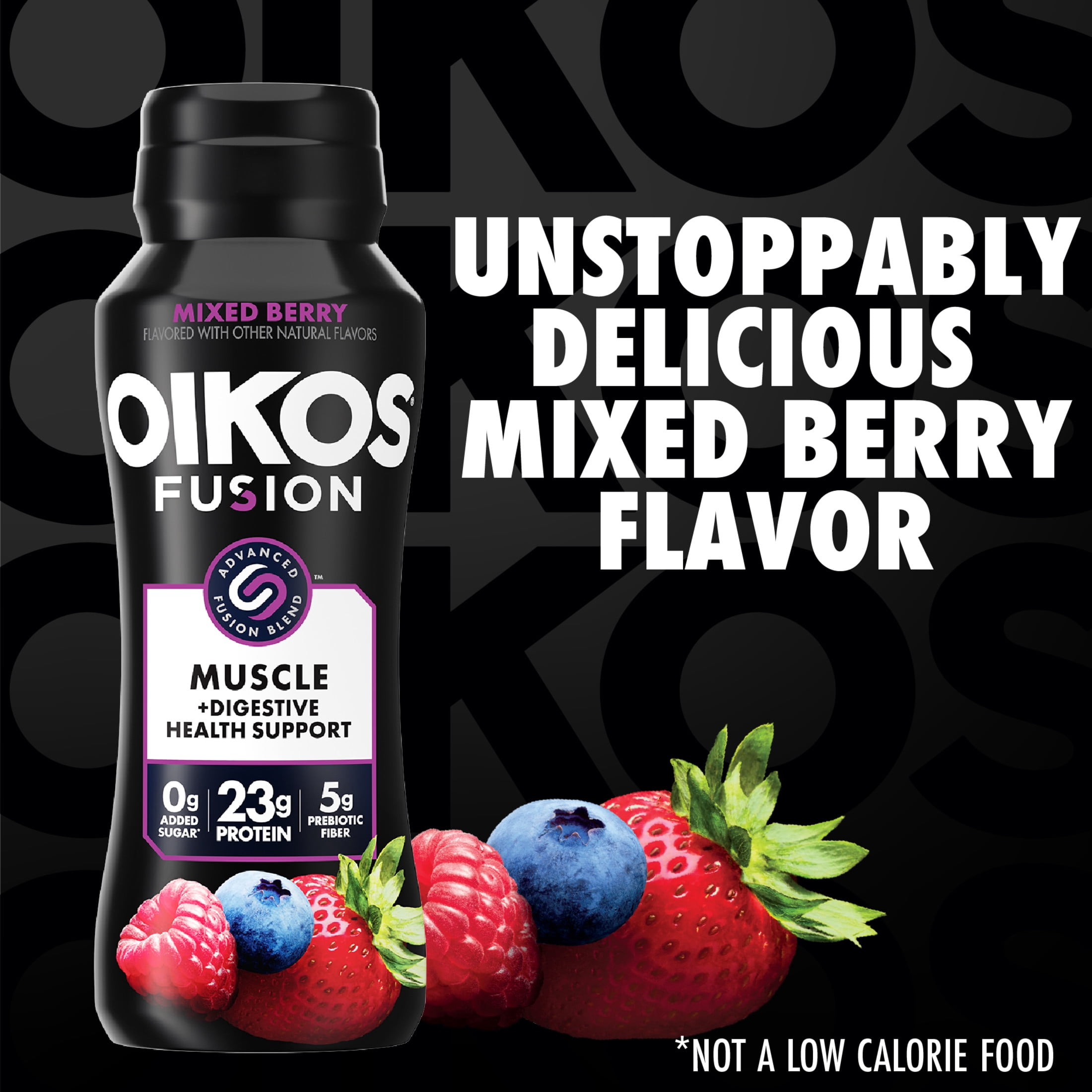 Oikos Fusion Drink, Mixed Berry, 7 Fl Oz Bottle
