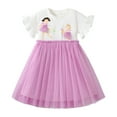thumbnail image 1 of Robe Fille Volant Tulle Robe Tout-Petit Robe d'Été Filles Robe Déguisement Filles Vêtements d'Été Tout-Petits Filles 4-5 Ans Mode Filles, 1 of 5