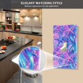 thumbnail image 5 of Yayeee Duplex Wall Plate 1-Gang 4.5"x2.7" Home Receptacle Light Switch Decorative Outlet Cover, Purple Starfish Pattern, 5 of 7