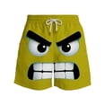 thumbnail image 3 of Pantalones Cortos de Cintura Elástica Divertidos Impresos Casuales de Baño con Bolsillos de Verano Seco Rápido, Pantalones Cortos Casuales de los Hombres, 3 of 5