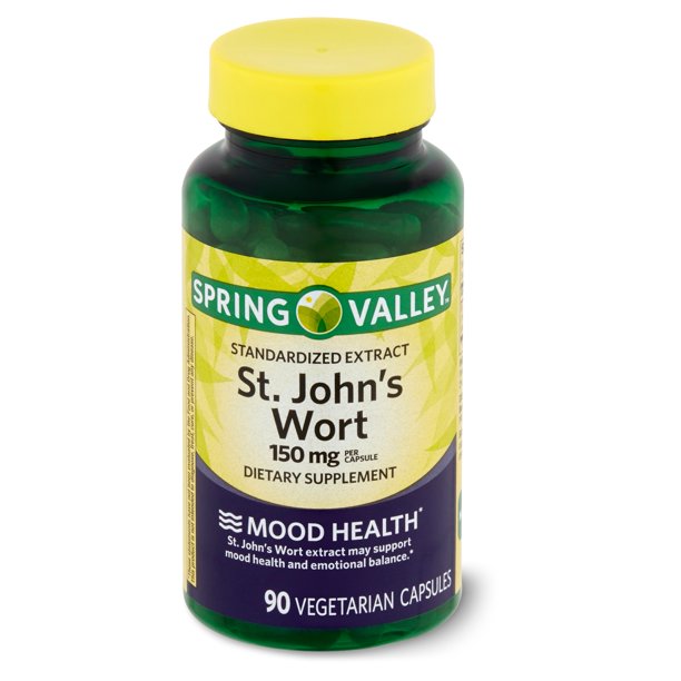 Spring Valley Standardized Extract St. John's Wort Dietary Supplement