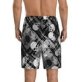 thumbnail image 3 of Fotbe Seamless Pattern With Skulls Pajama Shorts for Men, Men's Pajama Bottoms, Sleepwear,Short Pajama Pants-4X-Large, 3 of 9