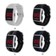thumbnail image 2 of Qarigey Reloj electrónico para hombres Reloj de digital moderno y funcional Relojes Blanco, 2 of 6
