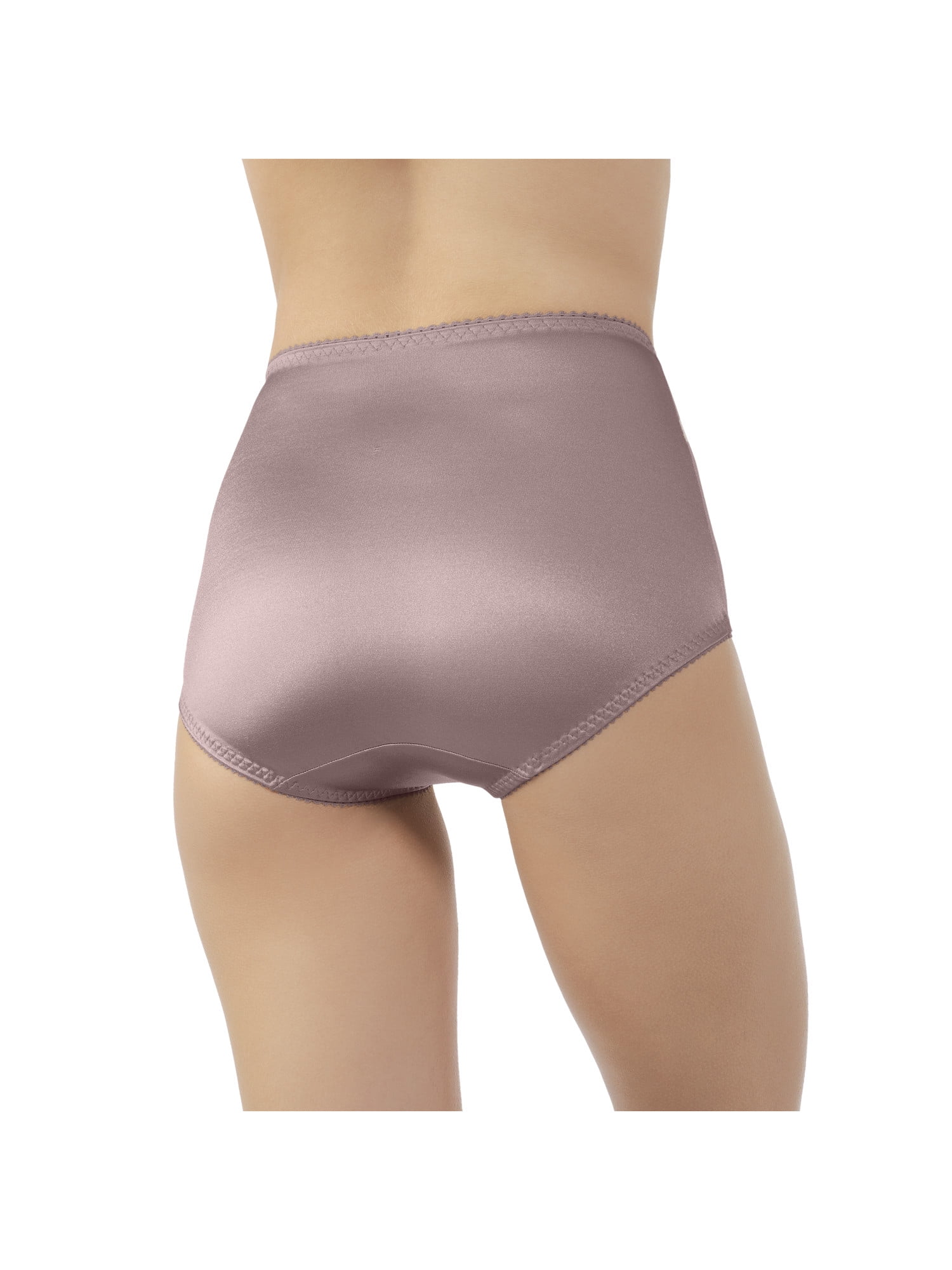 Women's Vassarette 40001 Undershapers Smoothing & Shaping Brief Panty  (Chocolate Kiss M) - Walmart.com