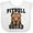 AA-White, variant on Inktastic Dog Pitbull Squad Boys or Girls Baby Bib