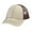 Khaki/Brown, variant on Top Headwear Heavy Cotton Twill Trucker Cap - Khaki/Brown